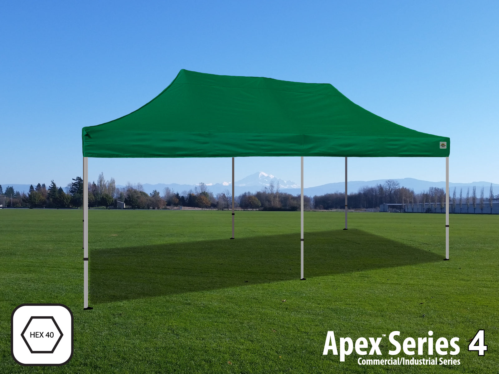 10x20 Apex Series 4 Pop-Up Canopy with HEX Frame