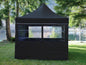 10' Apex Series Middle Zippered Doorway Sidewall with Window - Snow White