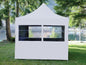 10' Apex Series Middle Zippered Doorway Sidewall with Window - Royal Blue