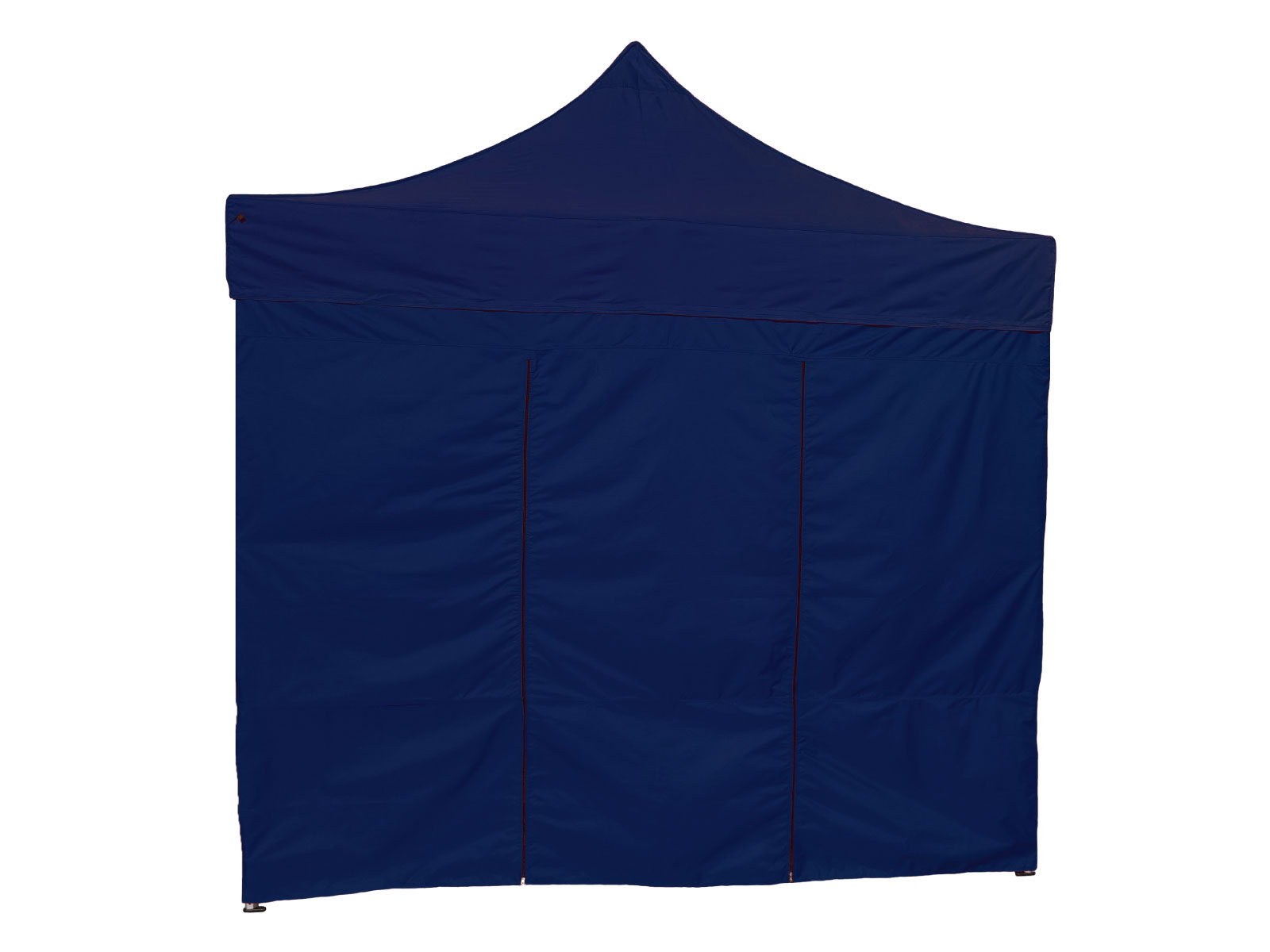 10' Apex Series Double Zippered Doorway - Solid Sidewall - Onyx Black