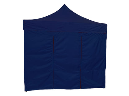 10' Apex Series Double Zippered Doorway - Solid Sidewall - Onyx Black