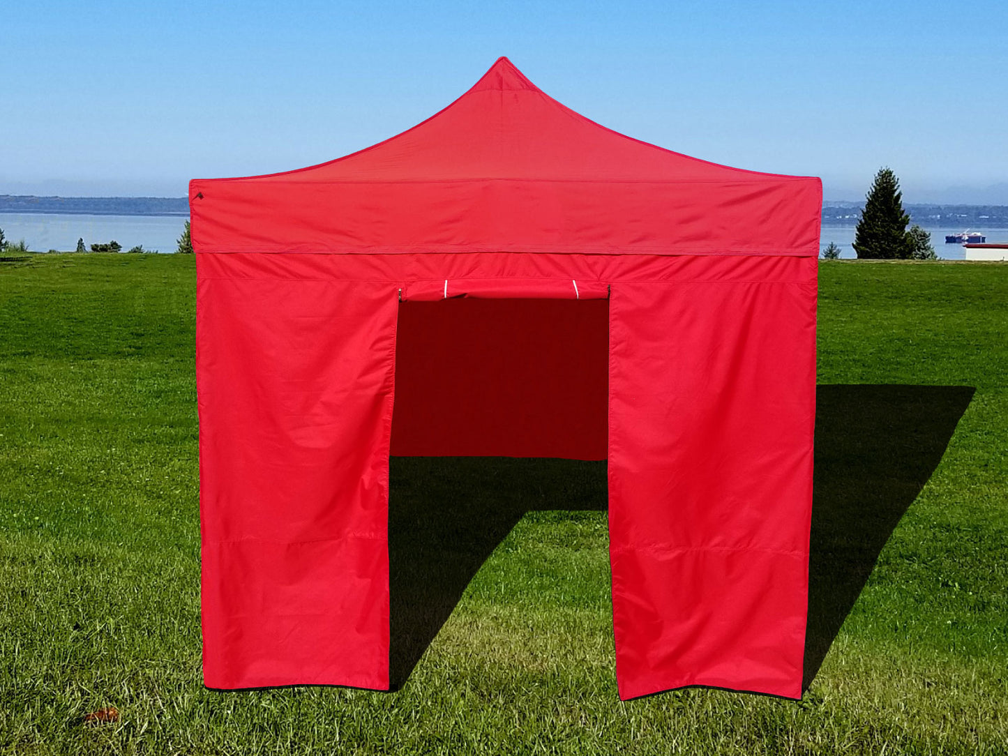 10' Apex Series Double Zippered Doorway - Solid Sidewall