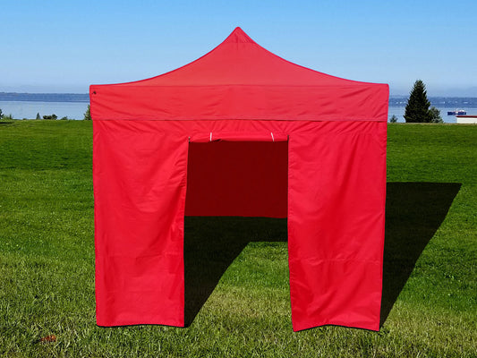 10' Apex Series Double Zippered Doorway - Solid Sidewall