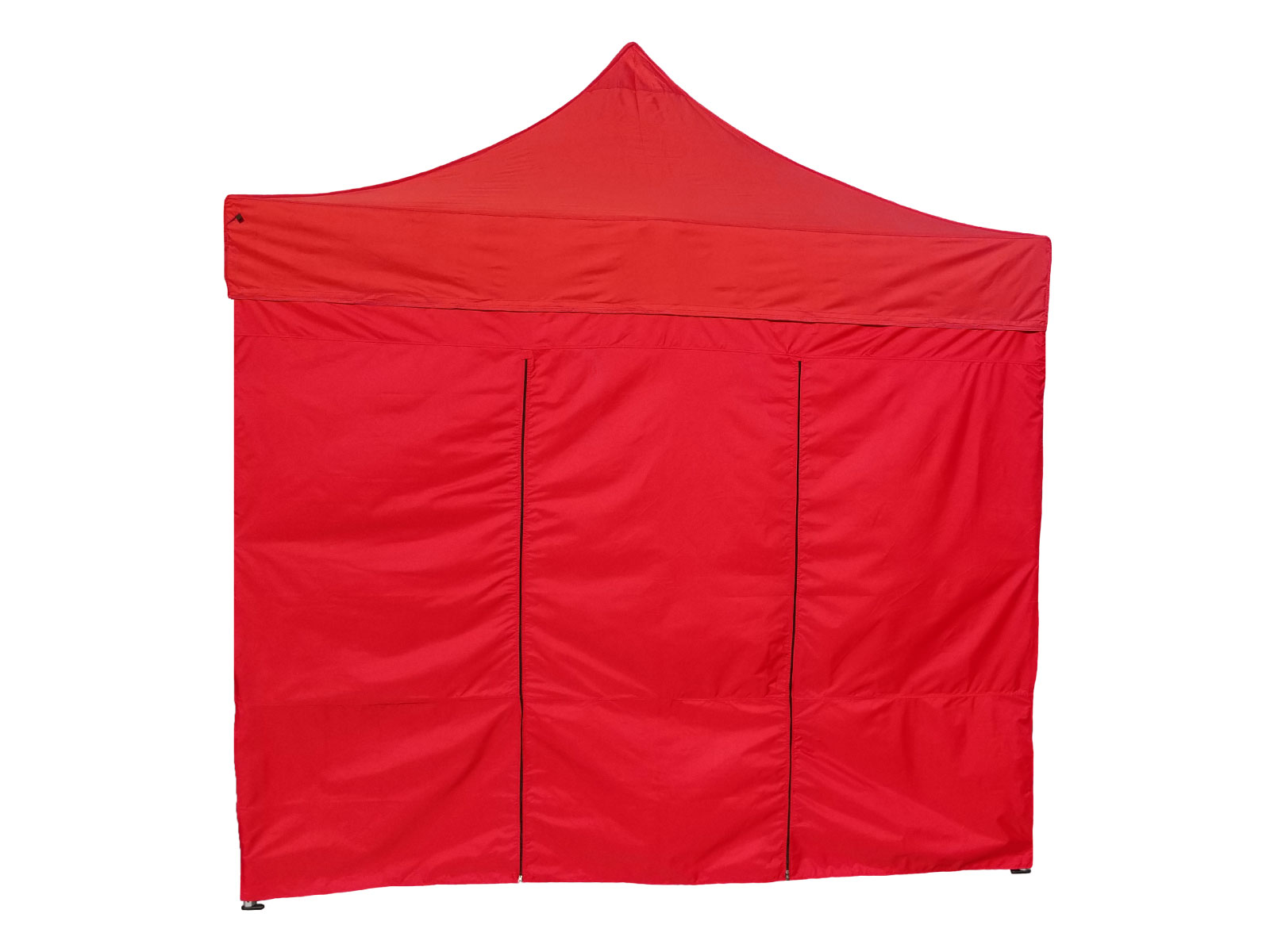 10' Apex Series Double Zippered Doorway - Solid Sidewall - Classic Red