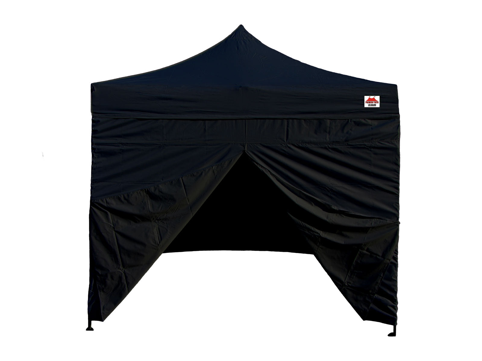 10' Apex Series Middle Zippered Doorway - Solid Sidewall