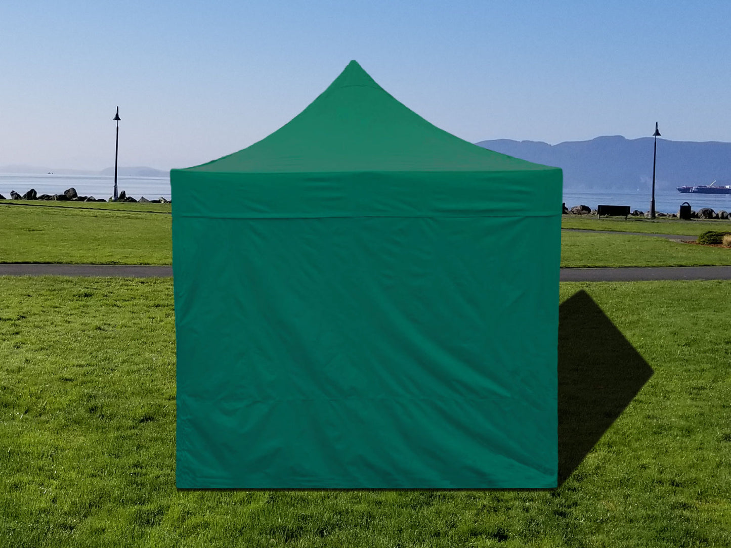 10' Apex Series Solid Sidewall - Emerald Green