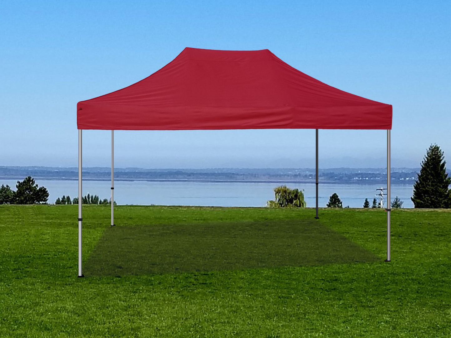 10x15 Apex Series 4 Pop-Up Canopy with HEX Frame - Canary Yellow