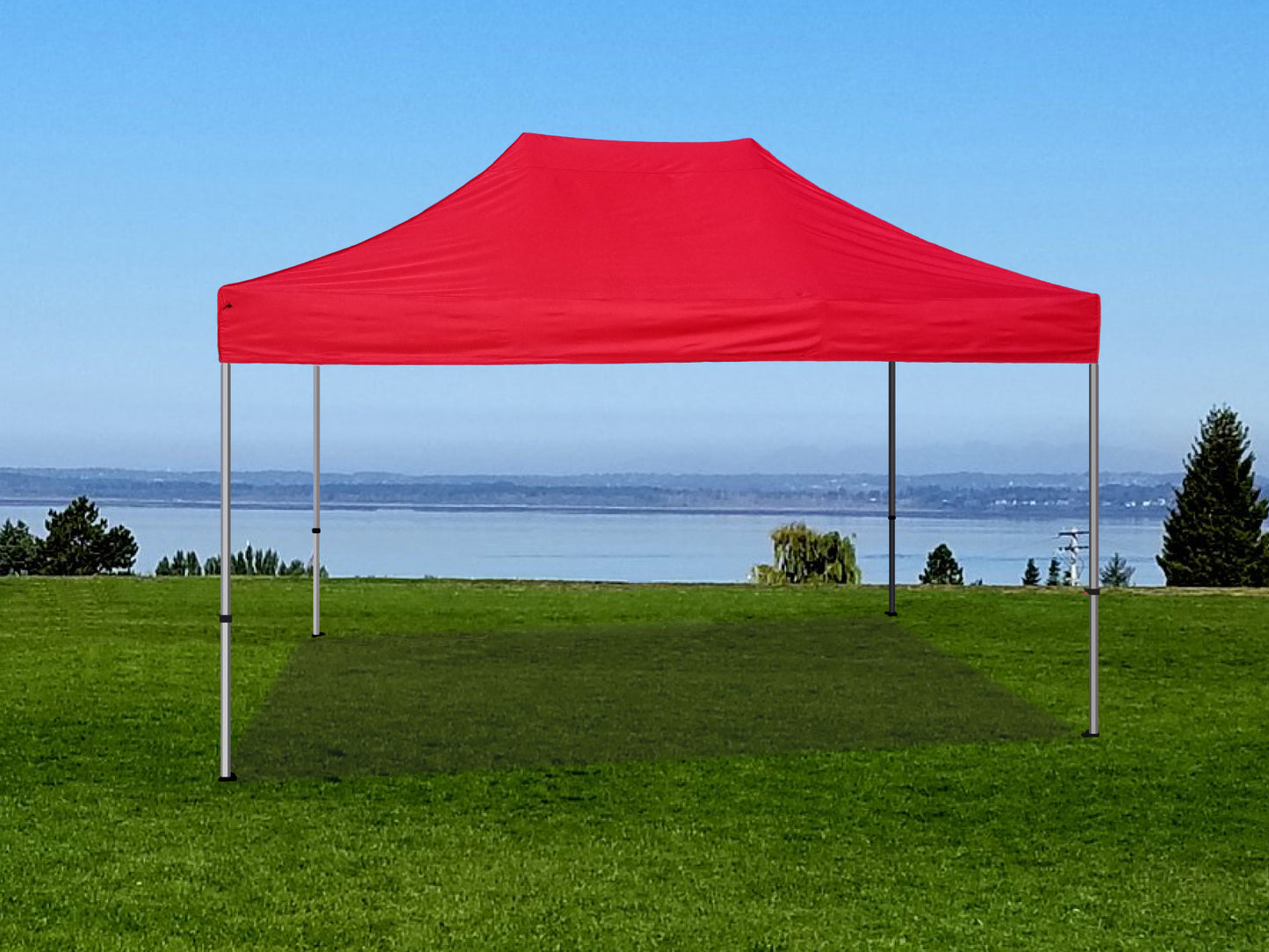 10x15 Apex Series 4 Pop-Up Canopy with HEX Frame - Emerald Green