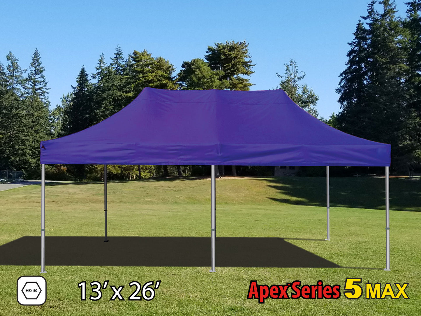 13x26 Apex Series 5 Pop-Up Canopy with HEX Frame