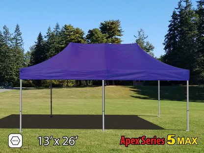 13x26 Apex Series 5 Pop-Up Canopy with HEX Frame