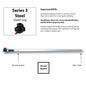 Outer Leg, Steel - Outer Leg\, Steel Series 2
