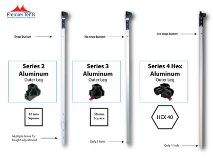 Outer Leg, Aluminum