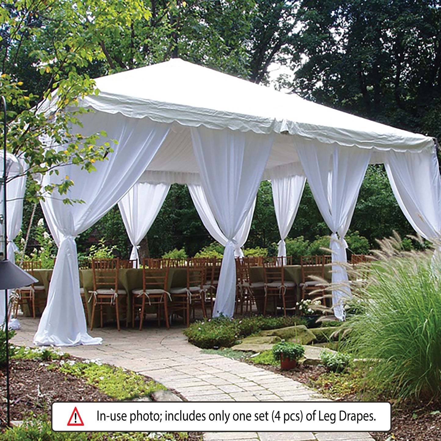 8' Full Size Leg Drapes with Sashes
