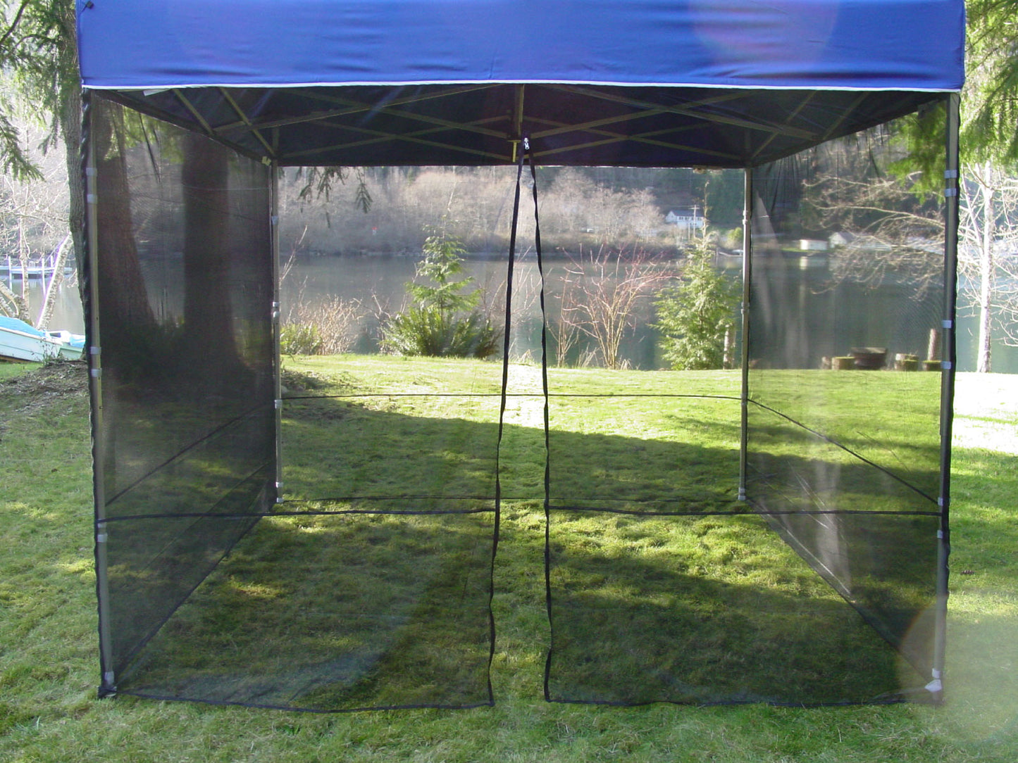 10' Middle Zippered Doorway Mesh Sidewall