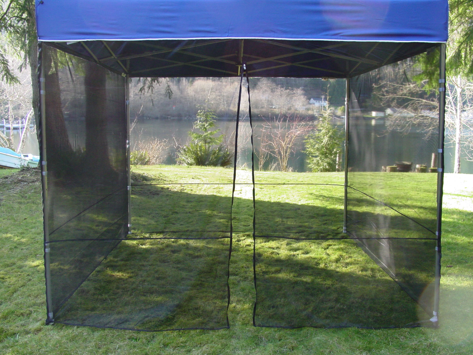 10' Middle Zippered Doorway Mesh Sidewall