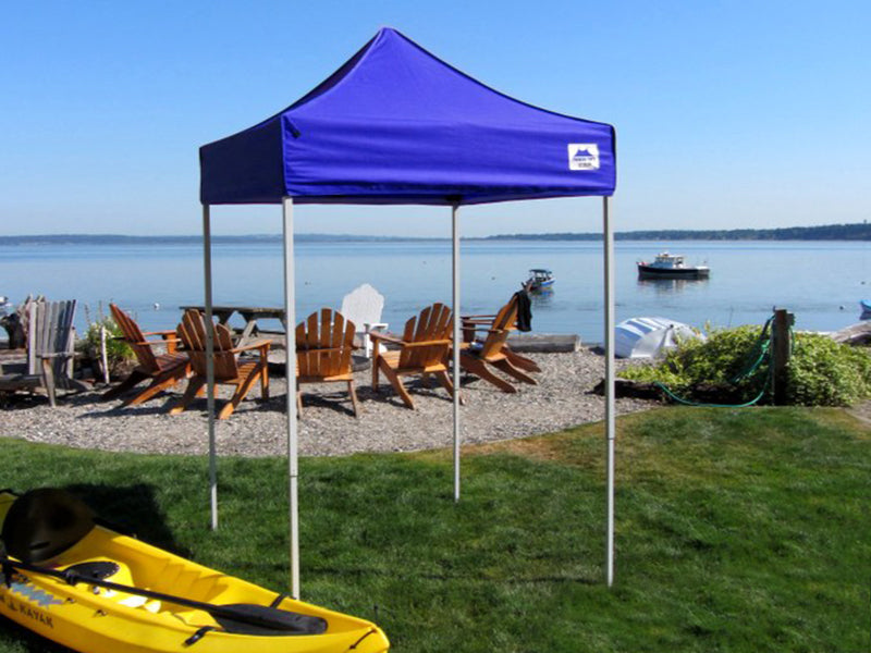 5x5 Apex Series 3 Pop-Up Canopy with Steel Frame - Royal Blue